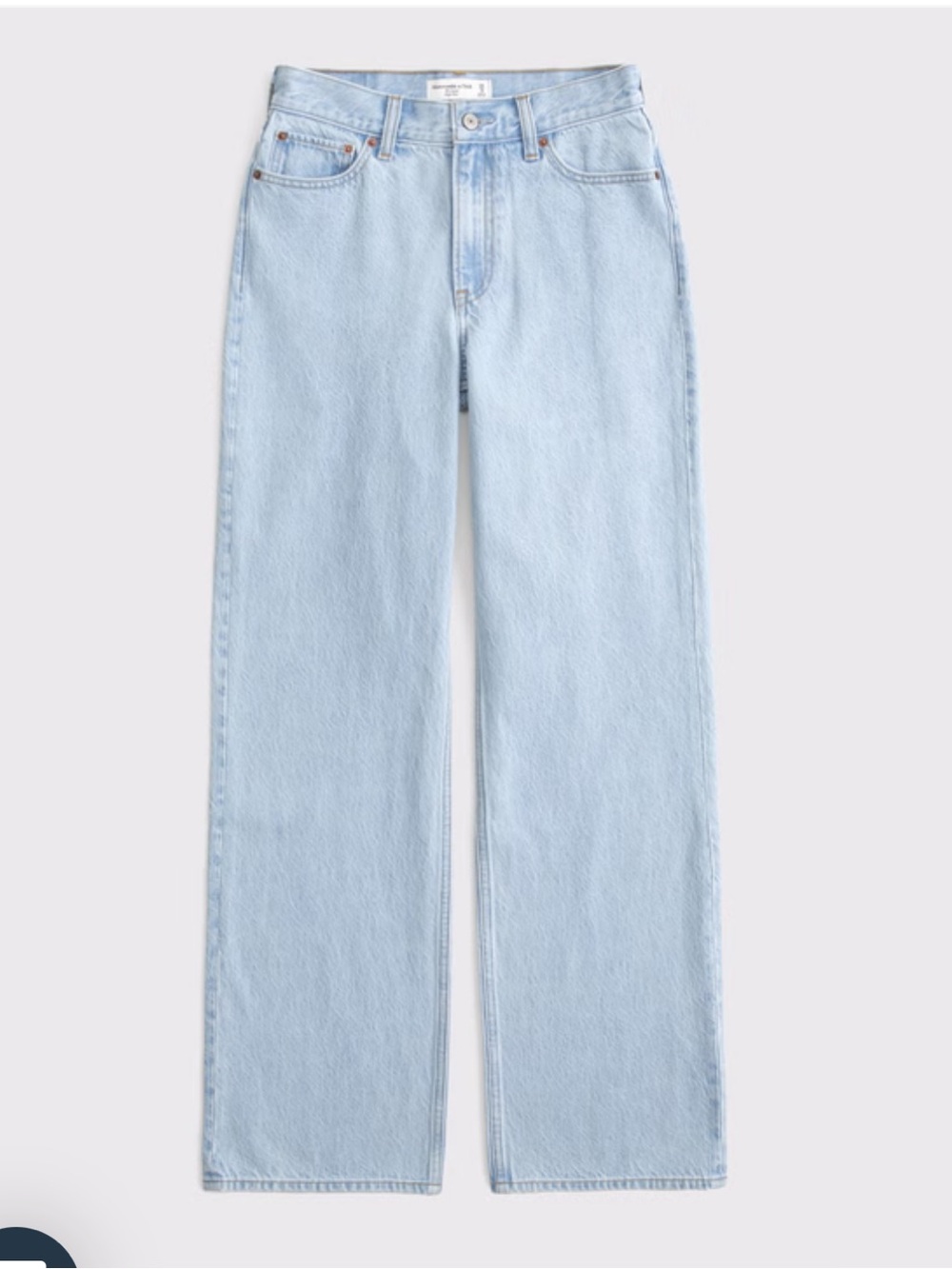 Abercrombie High-Rise Loose Jean Size 24 Extra Short